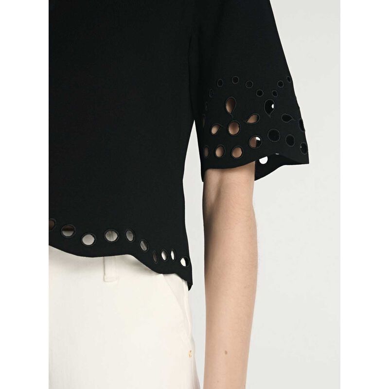 Veronika Maine Lace Milano Top image number 6